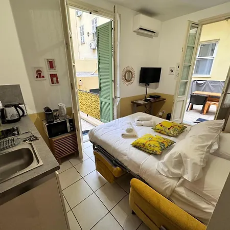 Grimaldi Ac 2 Terraces Wifi 5mins Sea 아파트 *